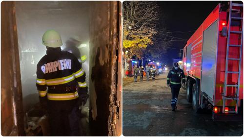 Incendiu la un spital suport COVID din Ploiești. Două persoane au murit și 16 au fost evacuate